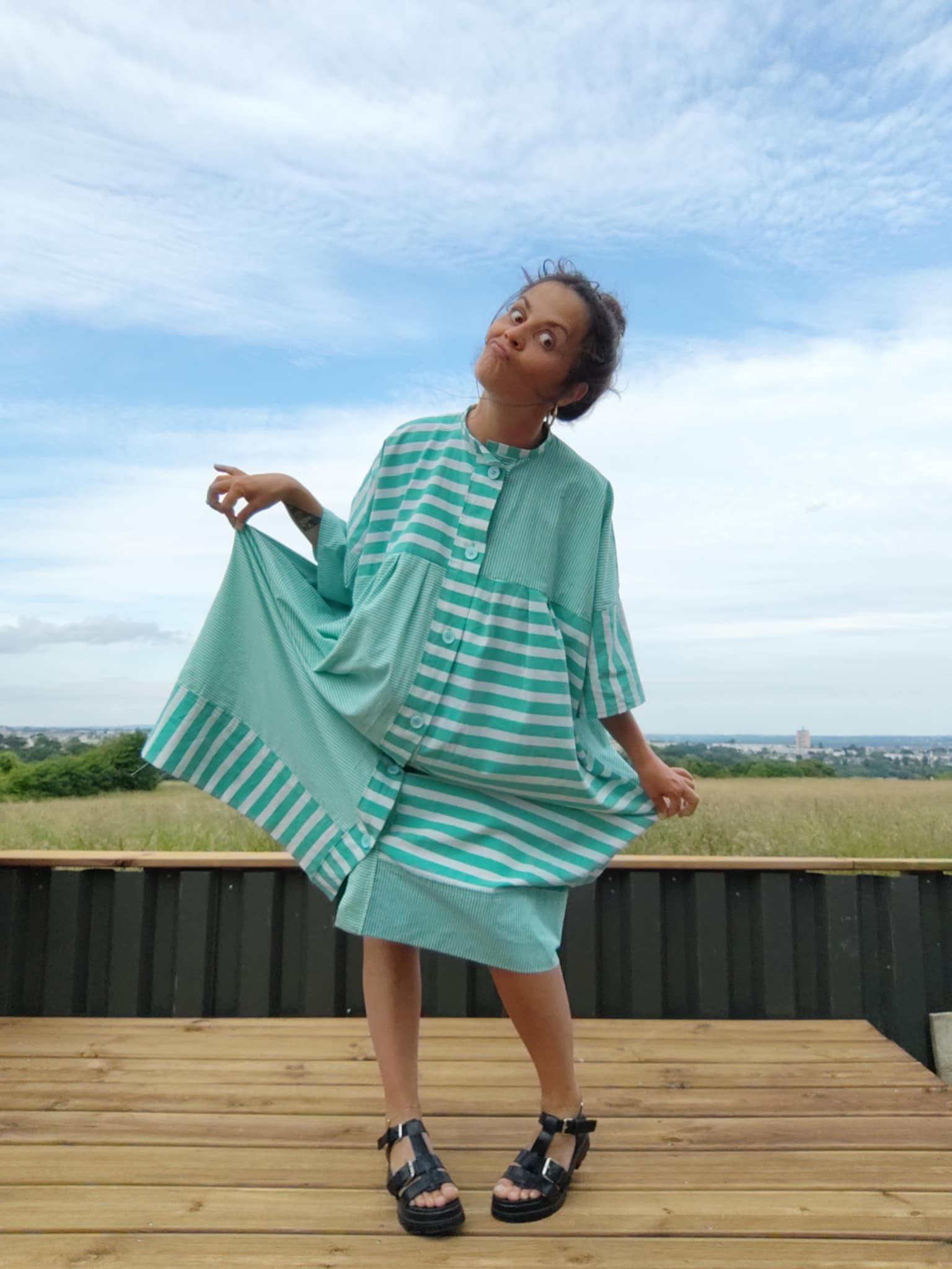 Robe | manches bouffantes #1