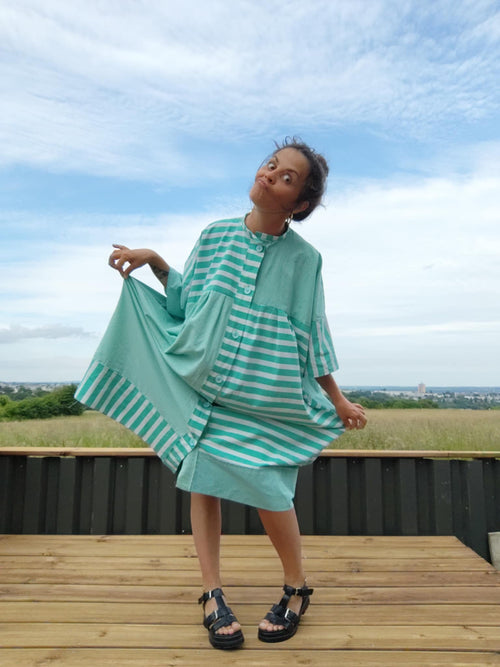 Robe | manches bouffantes #1